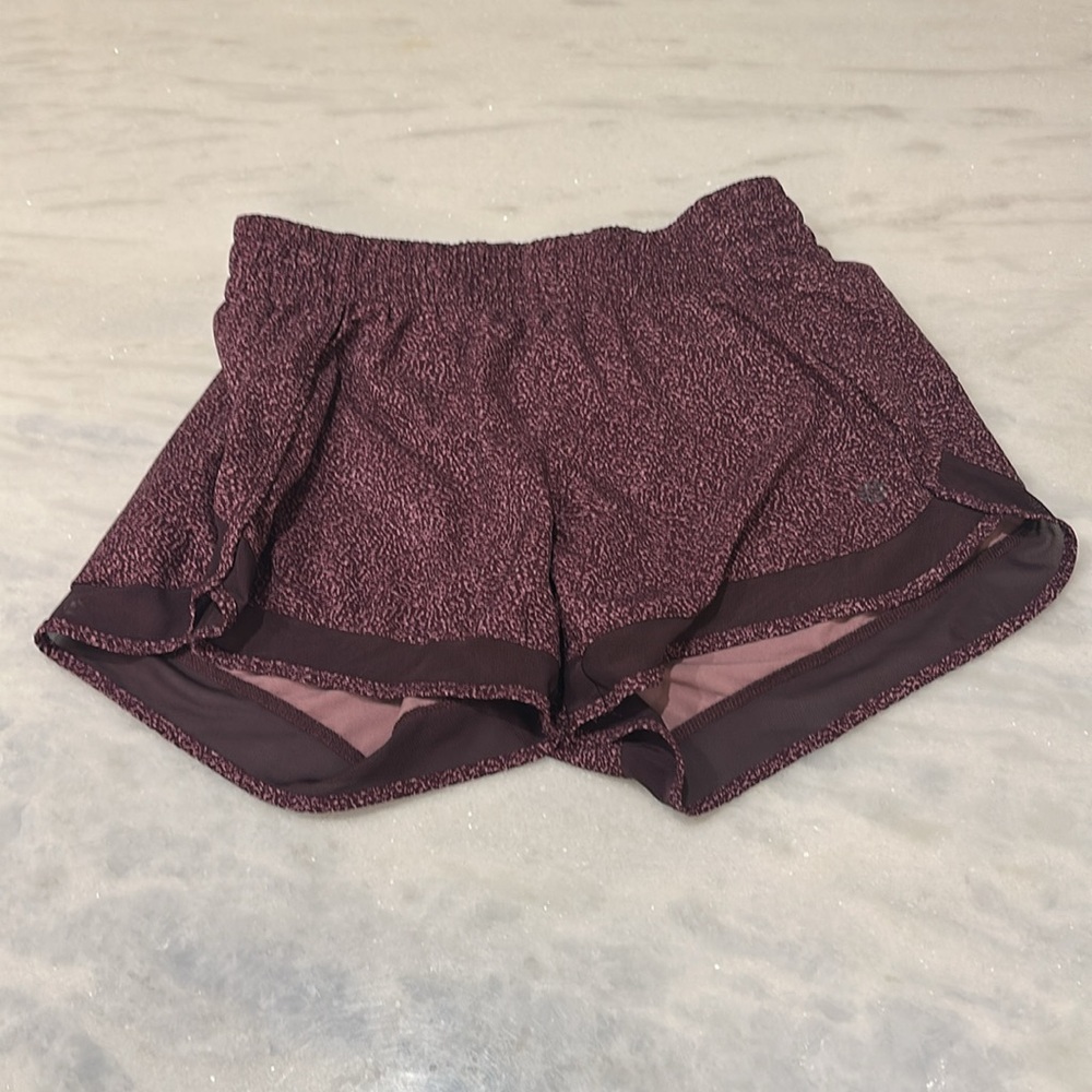 Athleta Purple Athletic Shorts with Built-in Liner